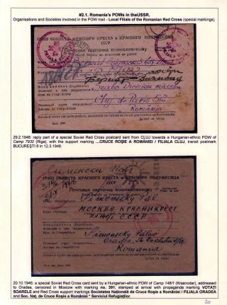 DOPISY OD RUMUNSKÝCH VĚZŇŮ – list 20