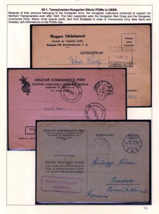 DOPISY OD RUMUNSKÝCH VĚZŇŮ – list 23