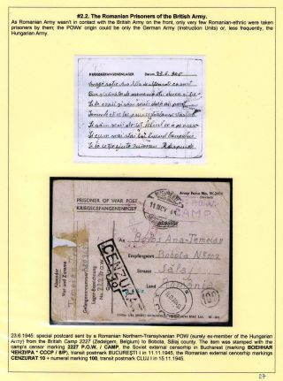 DOPISY OD RUMUNSKÝCH VĚZŇŮ – list 27