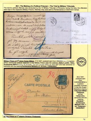DOPISY OD RUMUNSKÝCH VĚZŇŮ – list 56