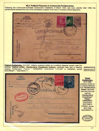 DOPISY OD RUMUNSKÝCH VĚZŇŮ – list 61