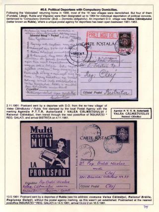 DOPISY OD RUMUNSKÝCH VĚZŇŮ – list 75