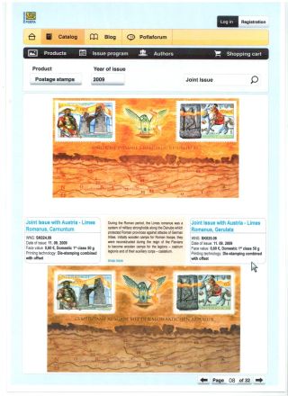 SLOVAK POSTAGE STAMPS 2008-2010 – sheet 8