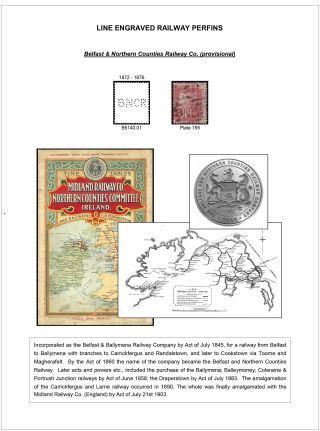 LINE ENGRAVED RAILWAY PERFINS – sheet 2