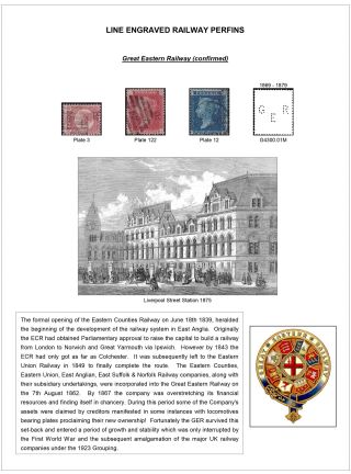 LINE ENGRAVED RAILWAY PERFINS – sheet 5