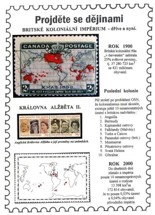 GO THROUGH THE HISTORY - THE BRITISH COLONIAL EMPIRE – sheet 61