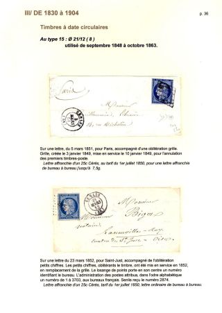 POŠTOVNÍ HISTORIE MĚSTA SENLIS (OISE) – list 36