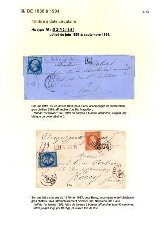 POŠTOVNÍ HISTORIE MĚSTA SENLIS (OISE) – list 42