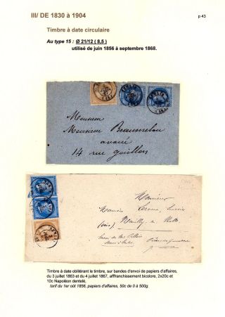 POŠTOVNÍ HISTORIE MĚSTA SENLIS (OISE) – list 43