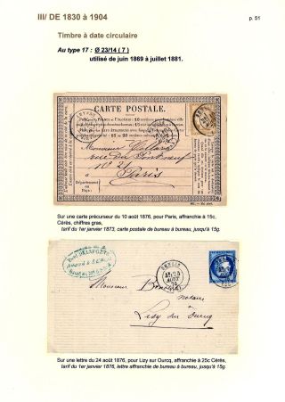 POŠTOVNÍ HISTORIE MĚSTA SENLIS (OISE) – list 51