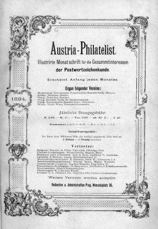 AUSTRIA-PHILATELIST 1893-1894 – list 3