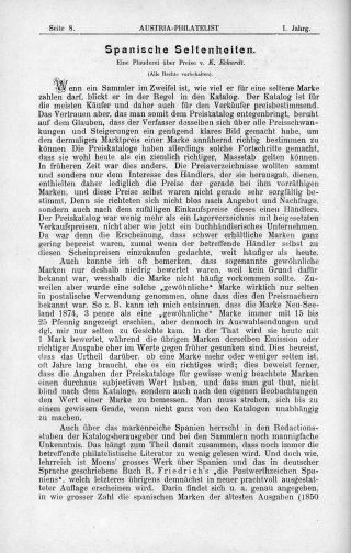 AUSTRIA-PHILATELIST 1893-1894 – list 10