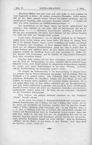 AUSTRIA-PHILATELIST 1893-1894 – list 12