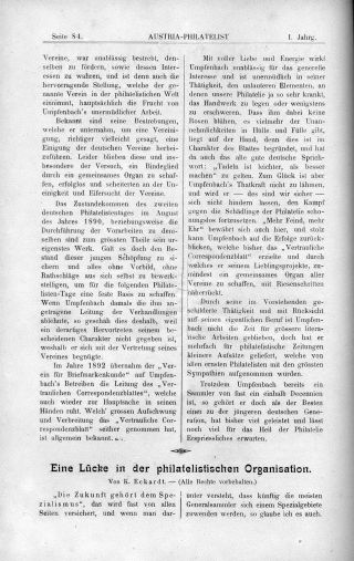 AUSTRIA-PHILATELIST 1893-1894 – list 31