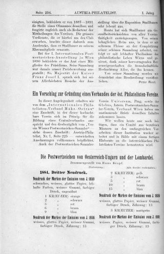AUSTRIA-PHILATELIST 1893-1894 – list 45