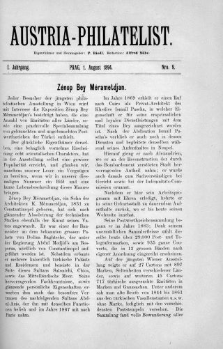 AUSTRIA-PHILATELIST 1893-1894 – list 47
