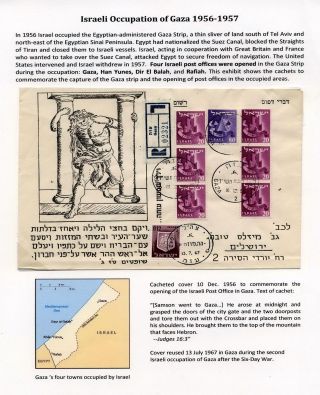 IZRAELSKÁ OKUPACE GAZY 1956-1957 – list 1
