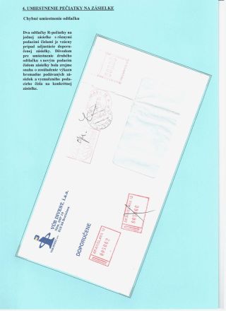 RAZÍTKA SLOVENSKÉ POŠTY PRO DOPORUČNÉ 1992-2000 – list 14
