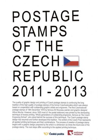POŠTOVNÍ ZNÁMKY ČESKÉ REPUBLIKY 2011-2013 – list 1