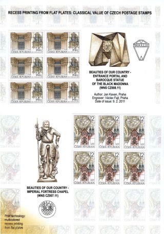 POŠTOVNÍ ZNÁMKY ČESKÉ REPUBLIKY 2011-2013 – list 2