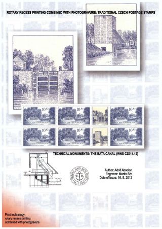 TSCHECHISCHE REPUBLIK: BRIEFMARKEN 2011-2013 – Blatt 17