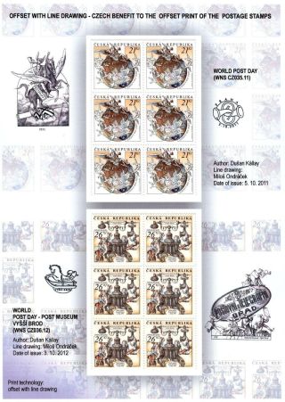 TSCHECHISCHE REPUBLIK: BRIEFMARKEN 2011-2013 – Blatt 22