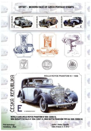 TSCHECHISCHE REPUBLIK: BRIEFMARKEN 2011-2013 – Blatt 26