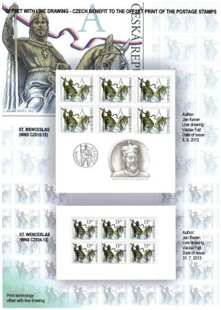 TSCHECHISCHE REPUBLIK: BRIEFMARKEN 2011-2013 – Blatt 27