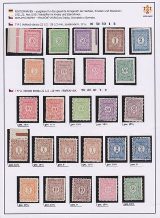 YUGOSLAVIA 1918-1941 – sheet 51