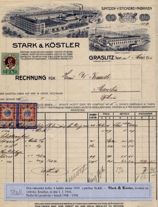 FIRMENLOCHUNGEN AUF DIE STEMPELMARKEN IN DEN TSCHECHISCHEN GEBIET 1902-1947 – Blatt 4