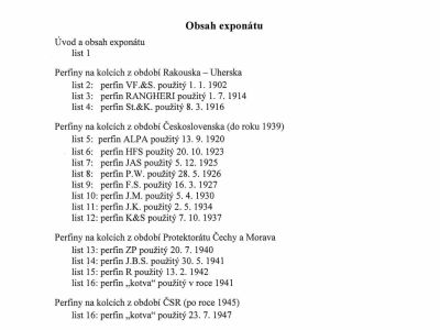 PERFINS ON FISCAL STAMPS FROM CZECHOSLOVAK TERRITORY 1902-1947