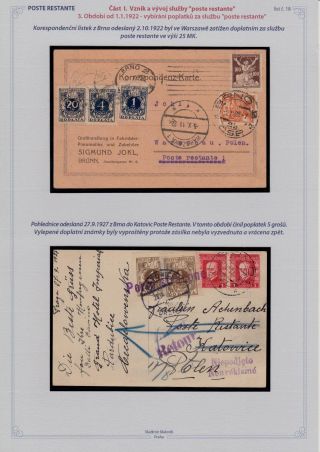POSTE RESTANTE – list 18