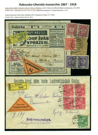 NACHNAHME-BRIEFSENDUNGEN IN DEN TSCHECHOSLOWAKISCHEN GEBIET 1867-1953 – Blatt 10