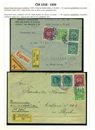 NACHNAHME-BRIEFSENDUNGEN IN DEN TSCHECHOSLOWAKISCHEN GEBIET 1867-1953 – Blatt 13