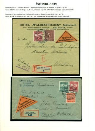 LISTOVNÍ ZÁSILKY "NA DOBÍRKU" NA TERITORIU ČESKOSLOVENSKA 1867-1953 – list 35