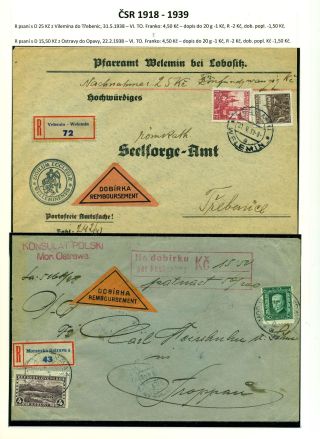 LISTOVNÍ ZÁSILKY "NA DOBÍRKU" NA TERITORIU ČESKOSLOVENSKA 1867-1953 – list 44