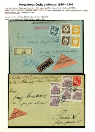 CASH ON DELIVERY (COD) LETTERS ON CZECHOSLOVAK TERRITORY 1867-1953 – sheet 65