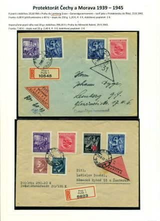 CASH ON DELIVERY (COD) LETTERS ON CZECHOSLOVAK TERRITORY 1867-1953 – sheet 67