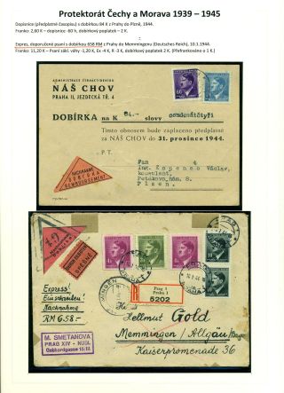 CASH ON DELIVERY (COD) LETTERS ON CZECHOSLOVAK TERRITORY 1867-1953 – sheet 68