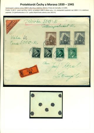 CASH ON DELIVERY (COD) LETTERS ON CZECHOSLOVAK TERRITORY 1867-1953 – sheet 69