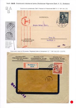PERFINS IN SLOVAKIA 1939-1945 – sheet 3