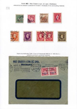 PERFINS IN SLOVAKIA 1939-1945 – sheet 11