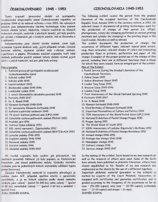 ČESKOSLOVENSKO 1945-1953 – list 1