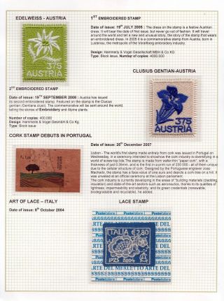 FASCINATING ODD-SHAPE & NON TRADITIONAL STAMPS – sheet 21