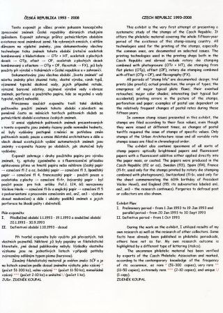 ČESKÁ REPUBLIKA 1993-2008 – list 1