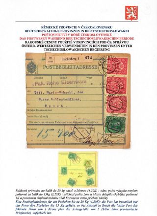 GERMAN PROVINCES IN BOHEMIA AND MORAVIA – sheet 15