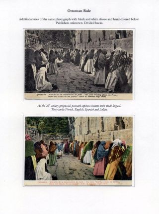 KOTEL-ANSICHTSKARTEN: DIE WESTMAUER DES TEMPELBERGS IM 20. JAHRHUNDERT – Blatt 5