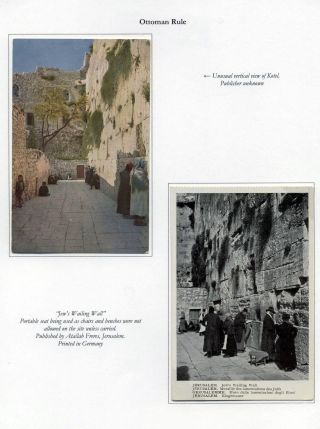 KOTEL-ANSICHTSKARTEN: DIE WESTMAUER DES TEMPELBERGS IM 20. JAHRHUNDERT – Blatt 8