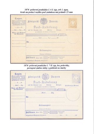 BAVORSKO - POŠTOVNÍ POUKÁZKY – list 3