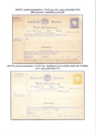 BAVORSKO - POŠTOVNÍ POUKÁZKY – list 5